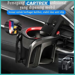 Car Phone Holder Cup Holder 2in1