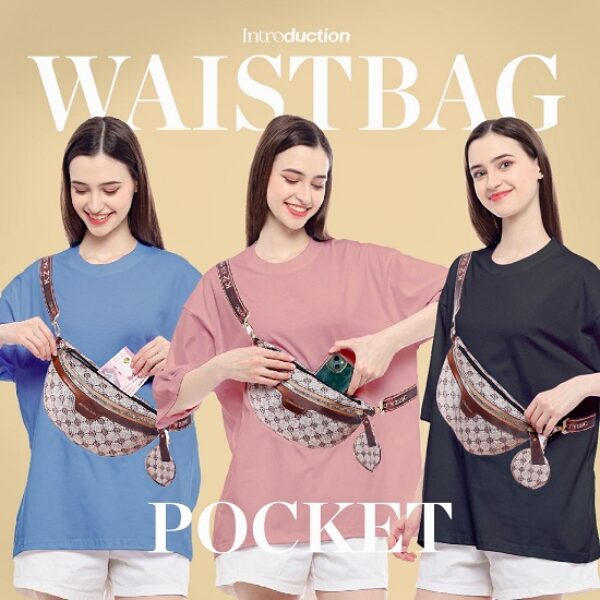 Kaos Tas Waistbag Oversize