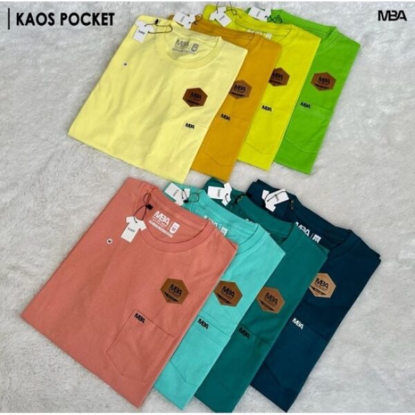 Kaos Saku Pocket Pria