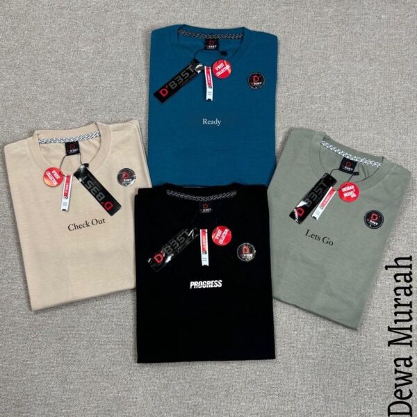 Kaos Distro Semi Katun 4pcs 100rb